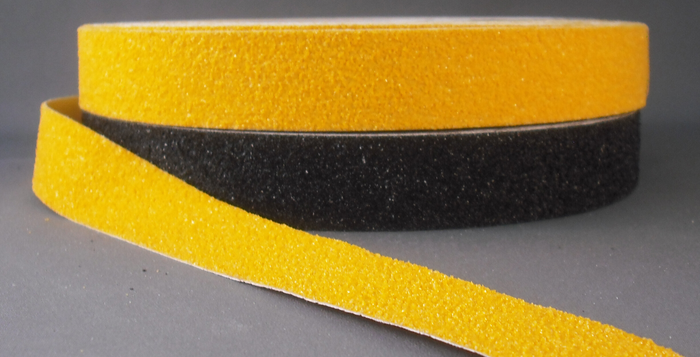 Black/Yellow Safety Tape 6" x 60' Roll Anti Slip Sticker Grip Grit Safe Non Skid 