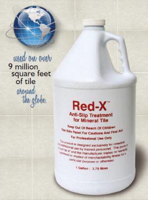 Red-X Anti-Slip Floor Treatment Product
