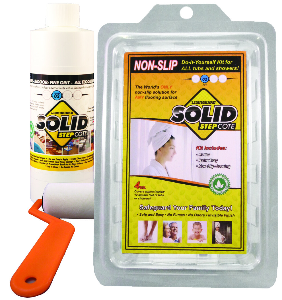 Solidstepcote Anti Slip Tub Coating Kit, Non Slip Bathtub Spray