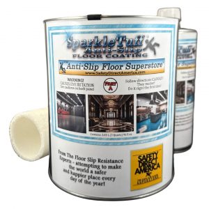 Anti-Slip Floor Coating - Clear SparkleTuff Treatment