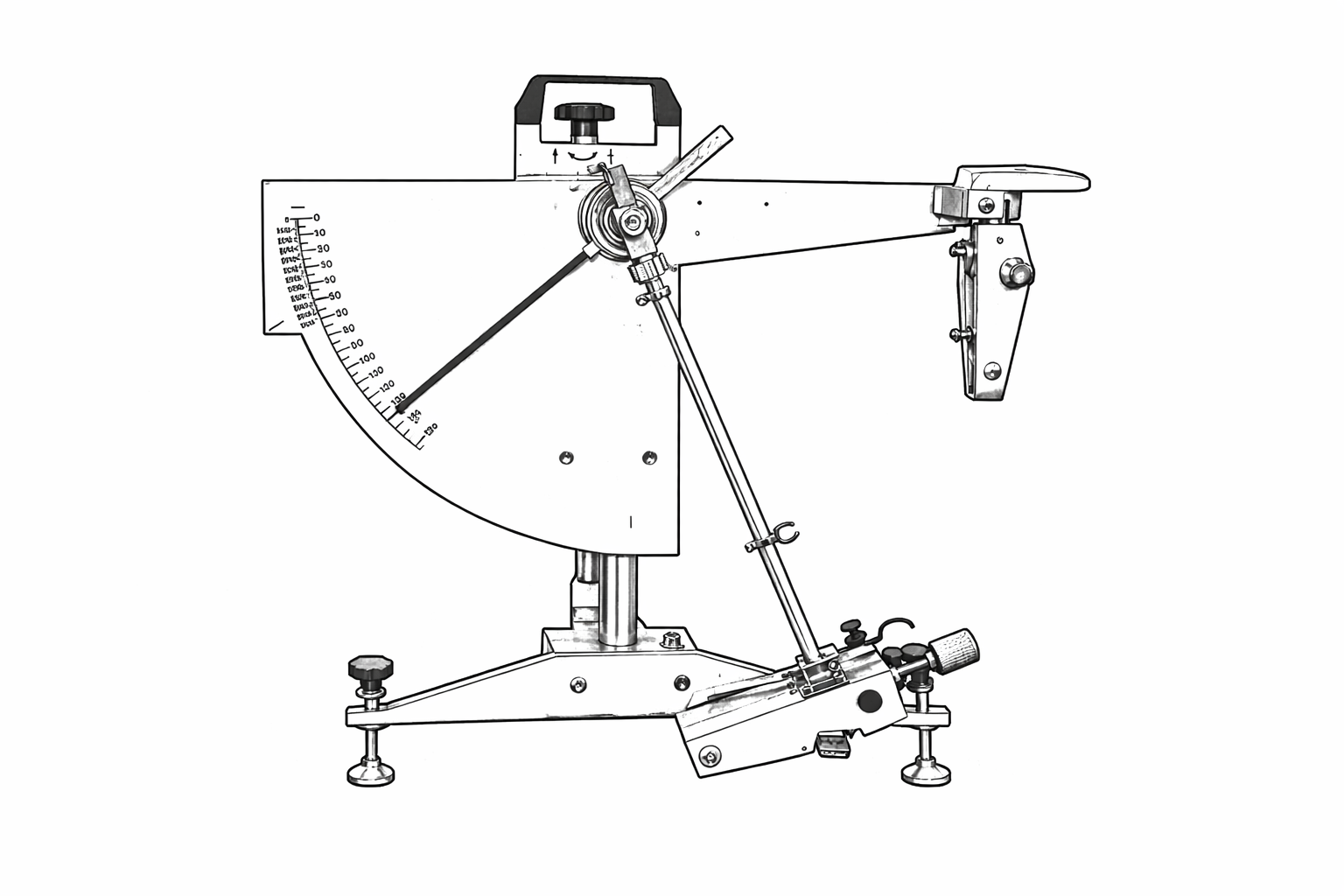 pendulum floor slip resistance tester - as used in ASTM E303-22 and AFSA FS101-25