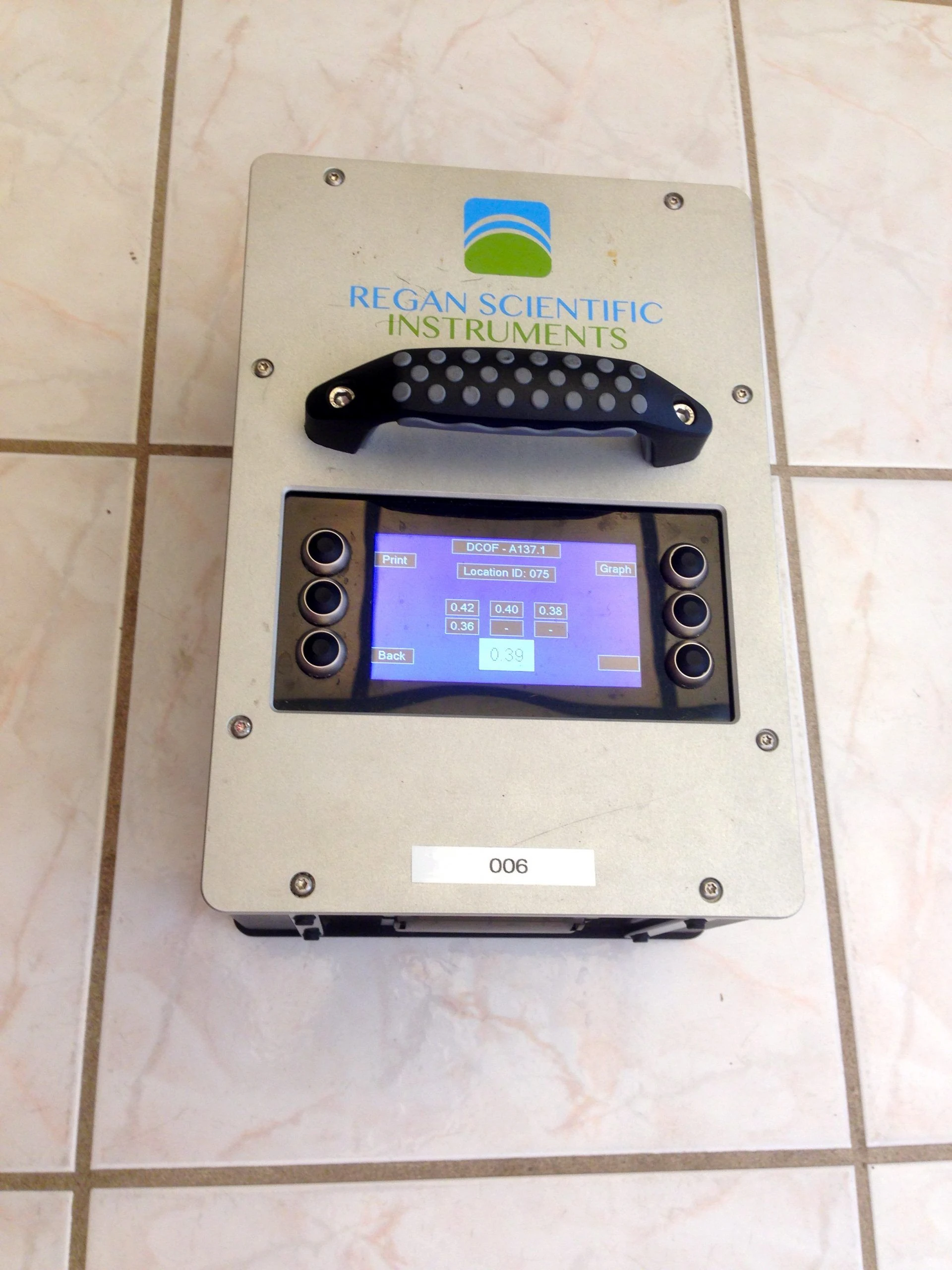 BOT-3000E tribometer used in ANSI A326.3