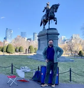 john sotter testing floor slip resistance in boston