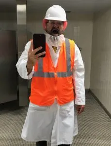 john sotter capturing his picture in mirror