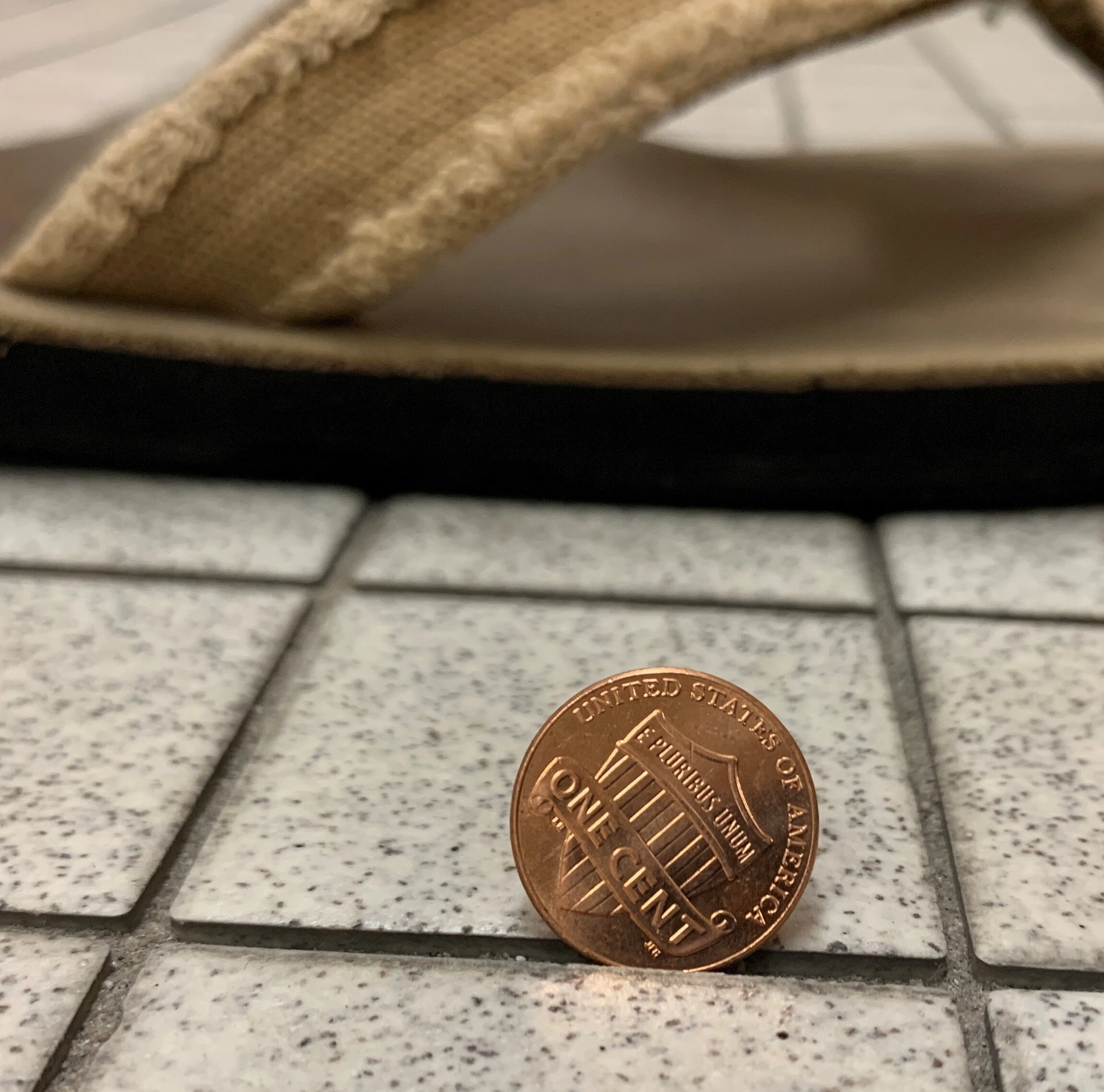 Sunken grout lines do not add slip resistance