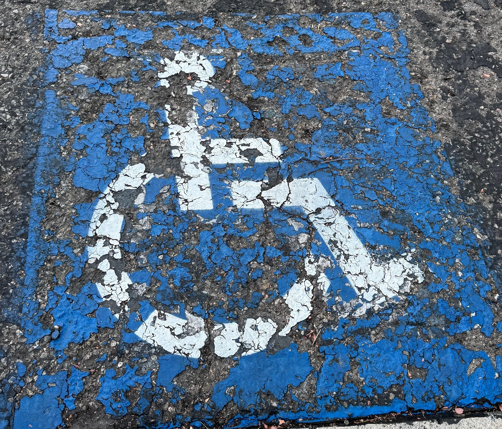 slippery parking lot paint doesn't need to be slippery