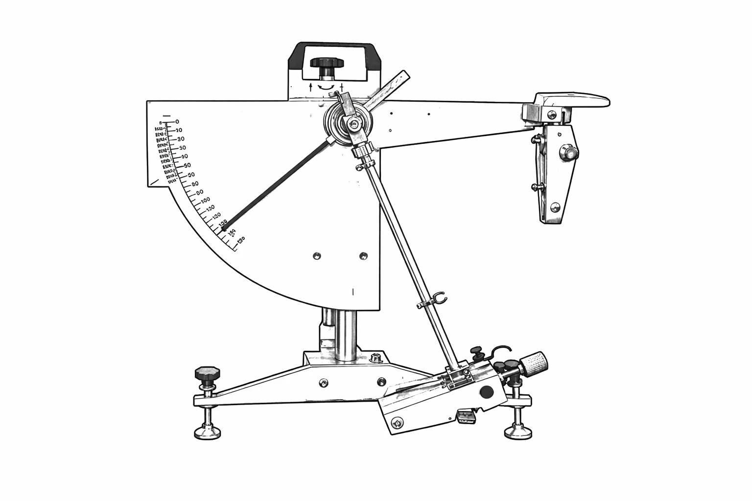 pendulum floor slip resistance tester - as used in ASTM E303-22 and AFSA FS101-25